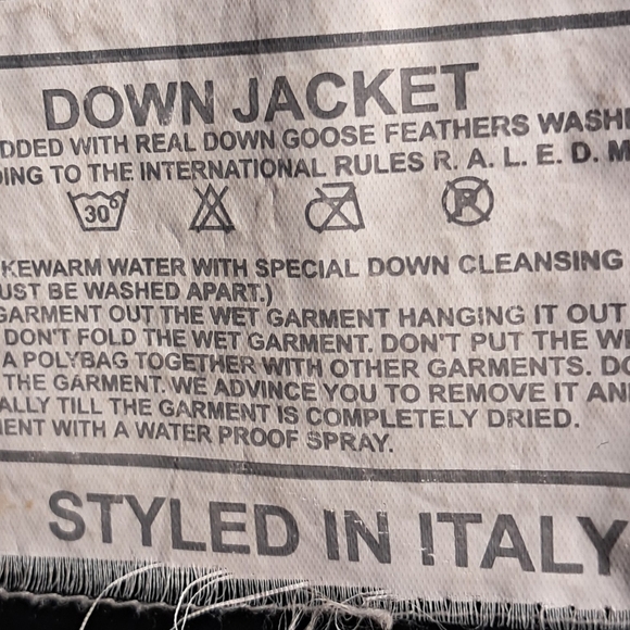 Kappa Men's Size L Charcoal Insulated Down Jacket - Picture 9 of 10